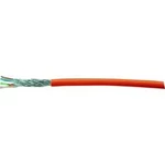 Ethernetový síťový kabel CAT 7 S/FTP Kash 70I042, 4 x 2 x 0.12 mm², oranžová, metrové zboží