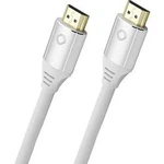 HDMI kabel Oehlbach [1x HDMI zástrčka - 1x HDMI zástrčka] bílá 2.00 m