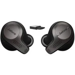 Náhlavní sada stereo s Bluetooth stereo, bez kabelu Jabra Evolve 65t MS do uší černá