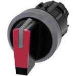 Kloubový spínač Siemens 3SU1032-2BP20-0AA0, otočný přepínač, 2 x 45 °, pískově šedá , červená, 1 ks