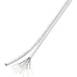 Síťový kabel Conrad CAT6 H21204C22, stíněný, 25 m, bílá
