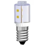 LED žárovka Signal Construct MBRE140844A, E14, 24 V DC/AC, modrá