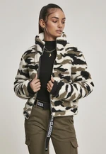 Women's Camo Sherpa jacket made of camo wood