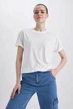 DEFACTO Coool Loose Fit Cotton Short Sleeve Basic T-Shirt