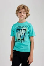 DEFACTO Printed Short Sleeve T-Shirt