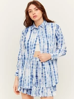 Blue and White patterned shirt TALLY WEiJL - Women