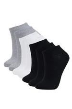 DEFACTO Women's Cotton 7-Pack Short Socks