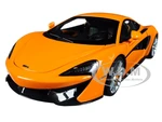 McLaren 570S McLaren Orange with Silver Wheels 1/18 Model Car by Autoart