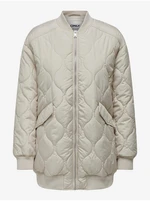 Creamy women's quilted bomber jacket ONLY Tina - Women