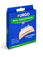 Urgo Burns Na popáleniny 10 x 7 cm lipidokoloidní náplast 4 ks