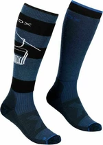 Ortovox Free Ride Long M Petrol Blue 39-41 Lyžařské ponožky