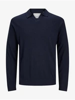 Men's Sweater Jack & Jones Cigor Dark Blue - Men