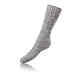 Bellinda 
NORWEGIAN STYLE SOCKS - Pánske zimné ponožky nórskeho typu - sivá