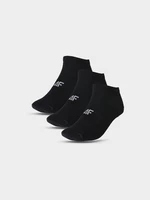 Pánské ponožky casual pod kotník (3-pack) - černé