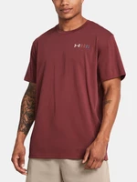 Under Armour T-Shirt UA HW LC LOGO REPEAT SS-RED - Men