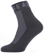 Sealskinz Waterproof All Weather Ankle Length Sock with Hydrostop Black/Grey XL Șosete ciclism