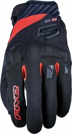 Five RS3 Evo Black/Red XS Guantes de moto