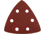 Papíry brusné delta, bal. 20ks, 93mm, P80, 6 otvorů, uchycení: suchý zip EXTOL-PREMIUM Papíry brusné delta, bal. 20ks, 93mm, P80, 6 otvorů, uchycení: suchý zip EXTOL-PREMIUM