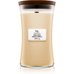 Woodwick Vanilla Bean vonná sviečka s dreveným knotom 609.5 g