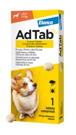 AdTab 225mg Žvýkací tableta pro psy 5,5 - 11kg