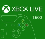 XBOX Live $600 Prepaid Card HK