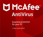 McAfee AntiVirus 2022 Key (1 Year / 1 PC)