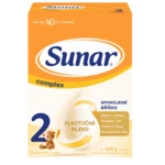Sunar Complex 2 následná dojčenská mliečna výživa 600 g