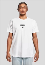 Absolutely not a white T-shirt