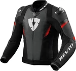 Rev'it! Jacket Control Black/Neon Red 48 Giacca di pelle