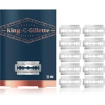 Gillette King C. Double Edge náhradné žiletky 10 ks