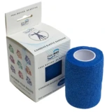 Kine-Max Cohesive Elastic Bandage Elastické samofixačné ovínadlo modré 7,5 cm x 4,5 m