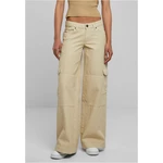 Women's low-waisted cargo denim offwhite raw