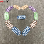 10pcs 45x20MM Personalized Cotton Name Tags Washable Tags Custom Sewing Handmade Clothing Fabric Tags Sewing Logo