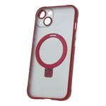 Silikonové TPU pouzdro Mag Ring pro Apple iPhone 13, červená