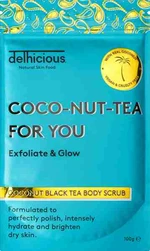 Delhicious, Coconut Black Tea Body Scrub