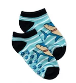 Dětské ponožky s ABS Žralok - modré, vel. 31-34