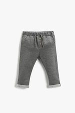 Koton Basic Button Detailed Sweatpants Elastic Waist