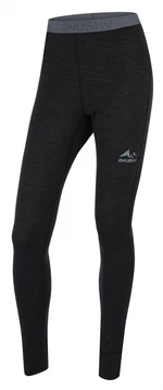 Husky Merea L S, black Merino termoprádlo kalhoty
