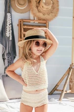 Dětské sluneční brýle Elle Porte béžová barva