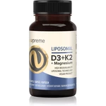 Nupreme Liposomal D3 + K2 + Magnesium kapsle pro normální funkci imunitního systému, stav kostí, zubů a činnost svalů 30 cps