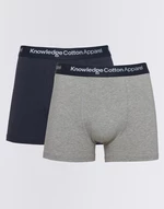 Knowledge Cotton 2-Pack Underwear 1012 Grey Melange M