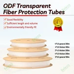 ODF Optical fiber protective tube 100 - 200m Optic transparent protective tube cable fusion joint distribution frame ODF