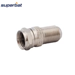 Superbat 75 Ohm F Type F Male to Female Straight RF Coaxial Adapter Connector