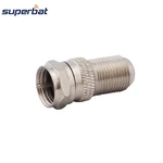 Superbat 75 Ohm F Type F Male to Female Straight RF Coaxial Adapter Connector