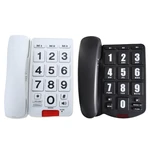 PK3000 Big Button Landline Phone Desktop Telephone- Amplified Sound Dropship