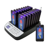 JIANTAO JT-916 With 16 Pagers Restaurant Calling System Wireless Call Buzzer For Hookah Coffee Bar Food Truck