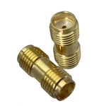 1Pcs SMA female to SMA female jack in series RF coaxial adapter connector For Radio Antenna Wire Terminals