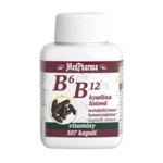 MEDPHARMA B6 B12 + kyselina listová 107 kapsúl