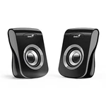 Genius reproduktory SP-Q180, 2.0, 6W, černošedé, regulace hlasitosti, stolní, 150Hz-20kHz Genius reproduktory SP-Q180, 2.0, 6W, černošedé, regulace hlasitosti, stolní, 150Hz-20kHz