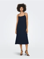 Dark blue women's basic midi dress JDY Frida - Women's